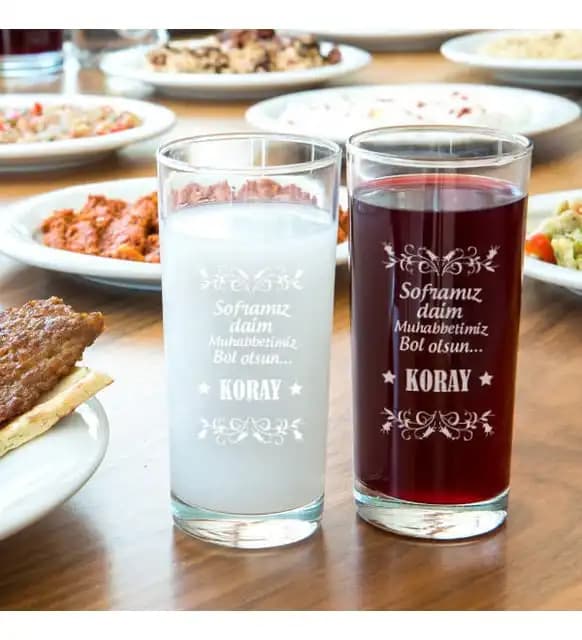 Kişiye Özel Rakı Bardağı ile Dekorasyonda Şıklık ve İşlevselliği Bir Arada Yaratın