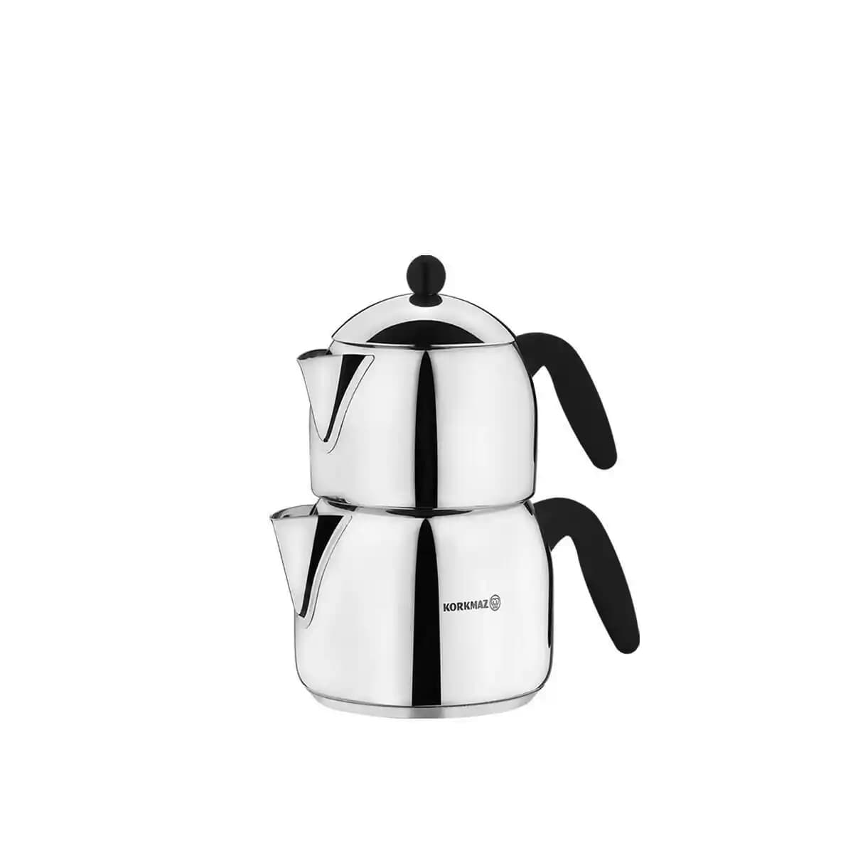 2025'te Mutfak Şıklığını Zirveye Taşıyan Korkmaz Orbit Midi Çaydanlık