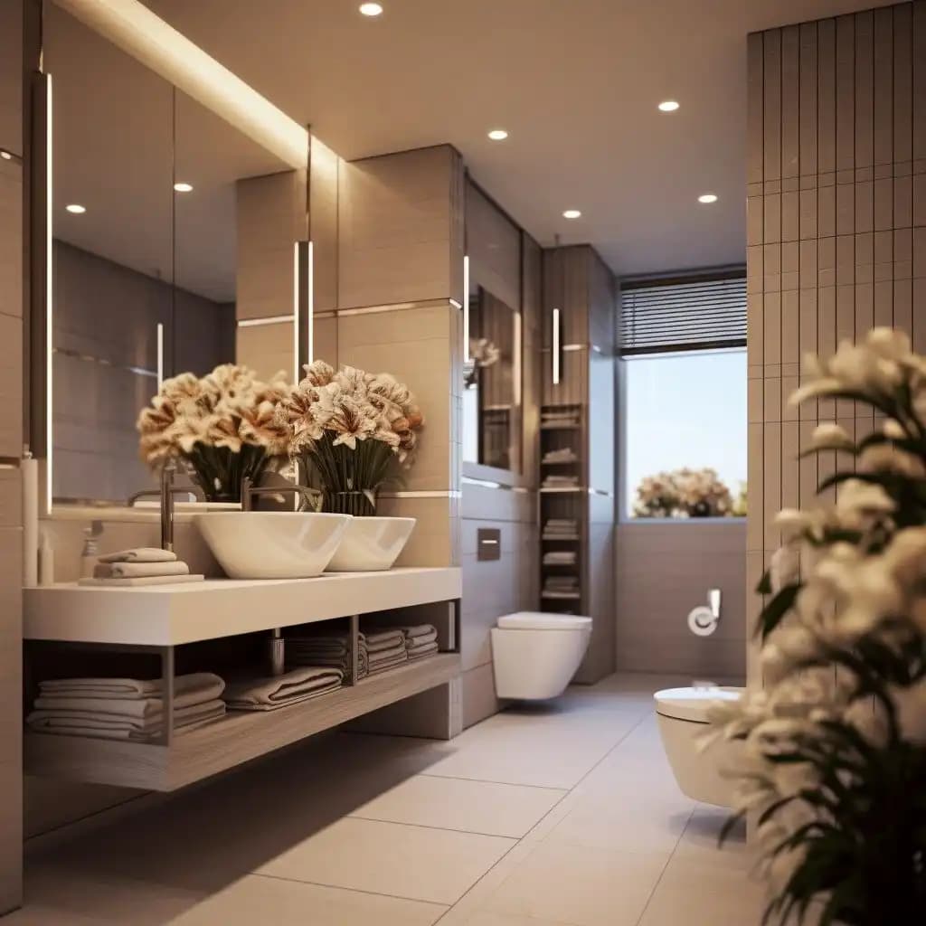 Küçük Banyolar İçin 4 m² Tasarım İpuçları ve Fonksiyonellik Rehberi