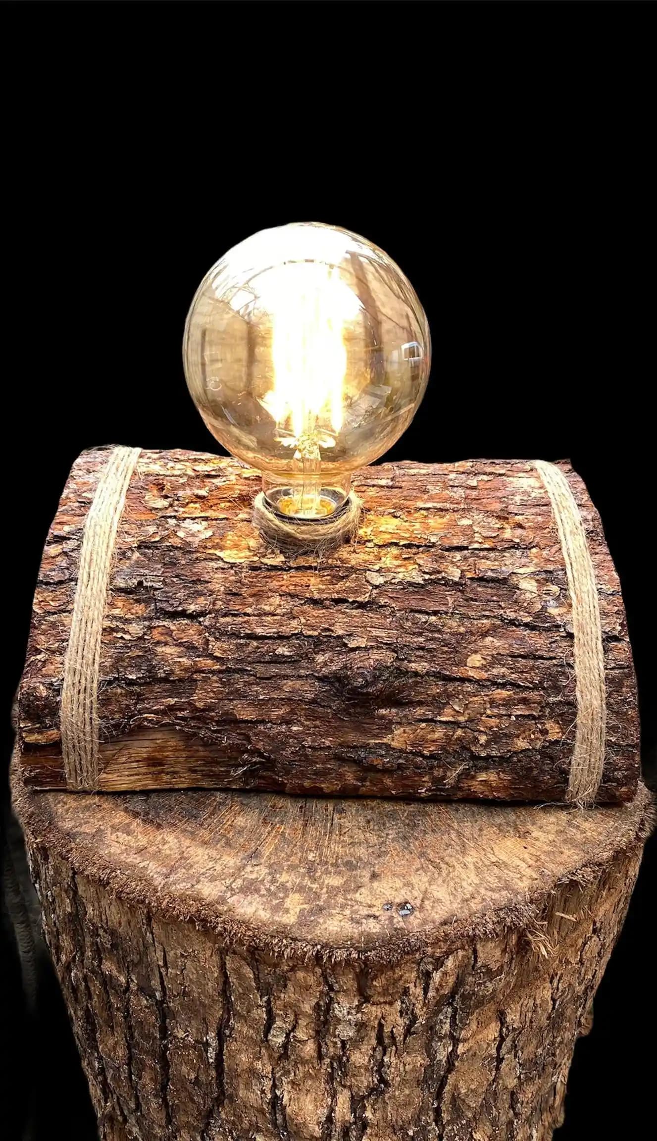 Kütük Lambalar ile Doğal ve Sıcak Dekorasyon Çözümleri Üzerine Rehber