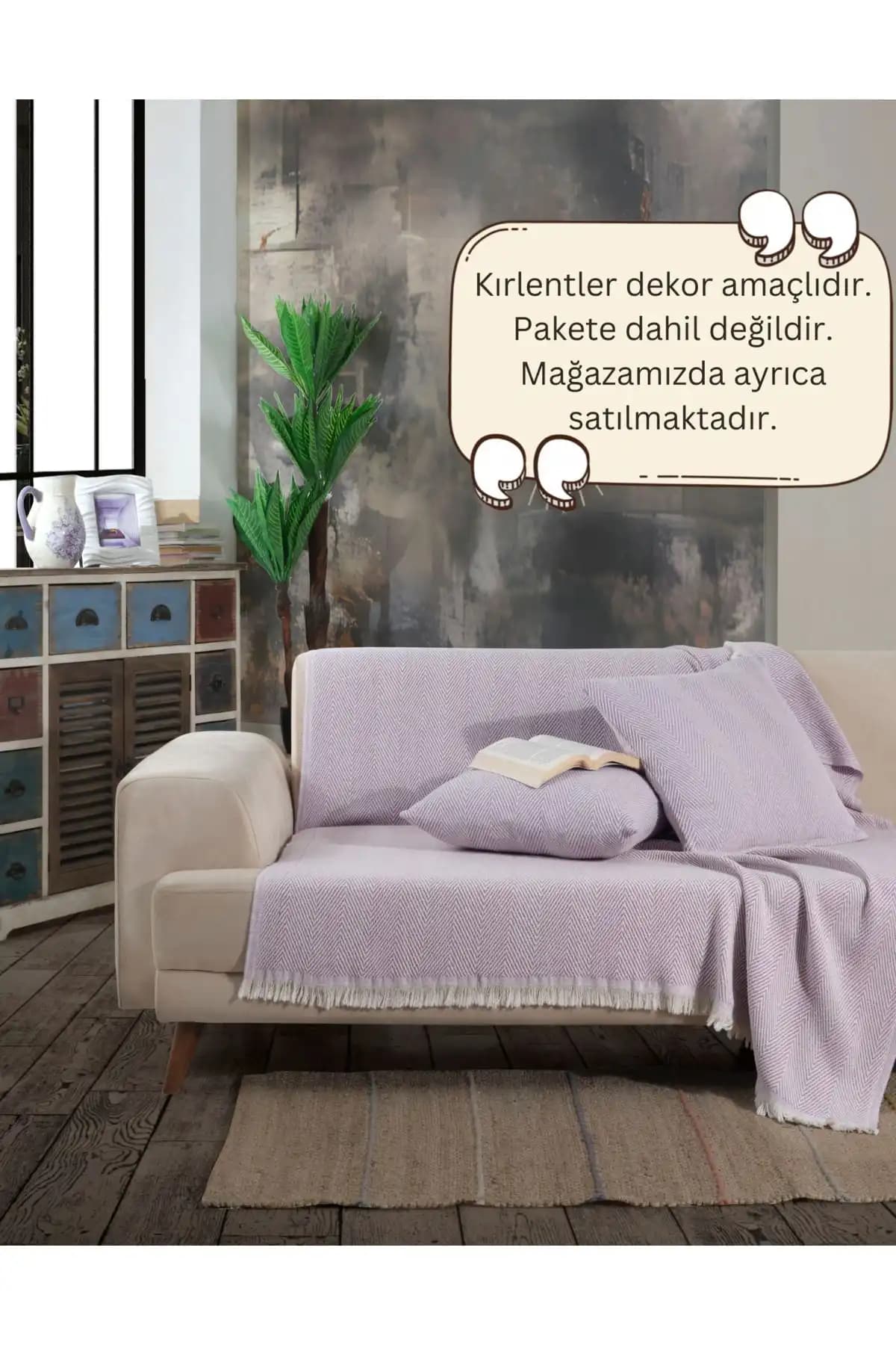 Lila Koltuk Örtüsü ile Ev Dekorasyonunda Zarafet ve Canlılık Yaratın