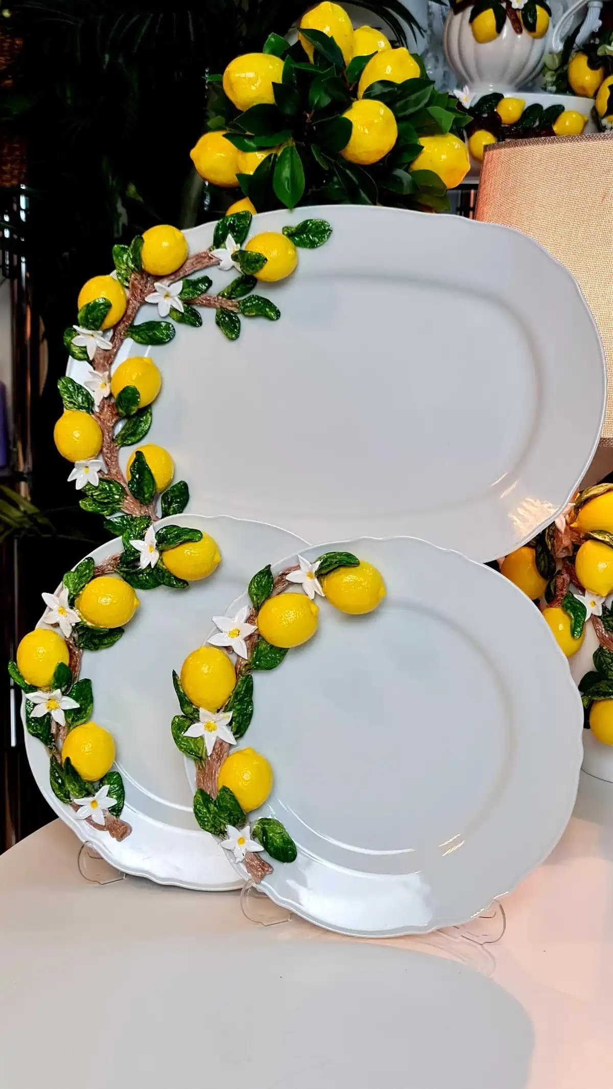 Limonlu Servis Tabağı ile Dekorasyonda Zarif ve Canlı Dokunuşlar