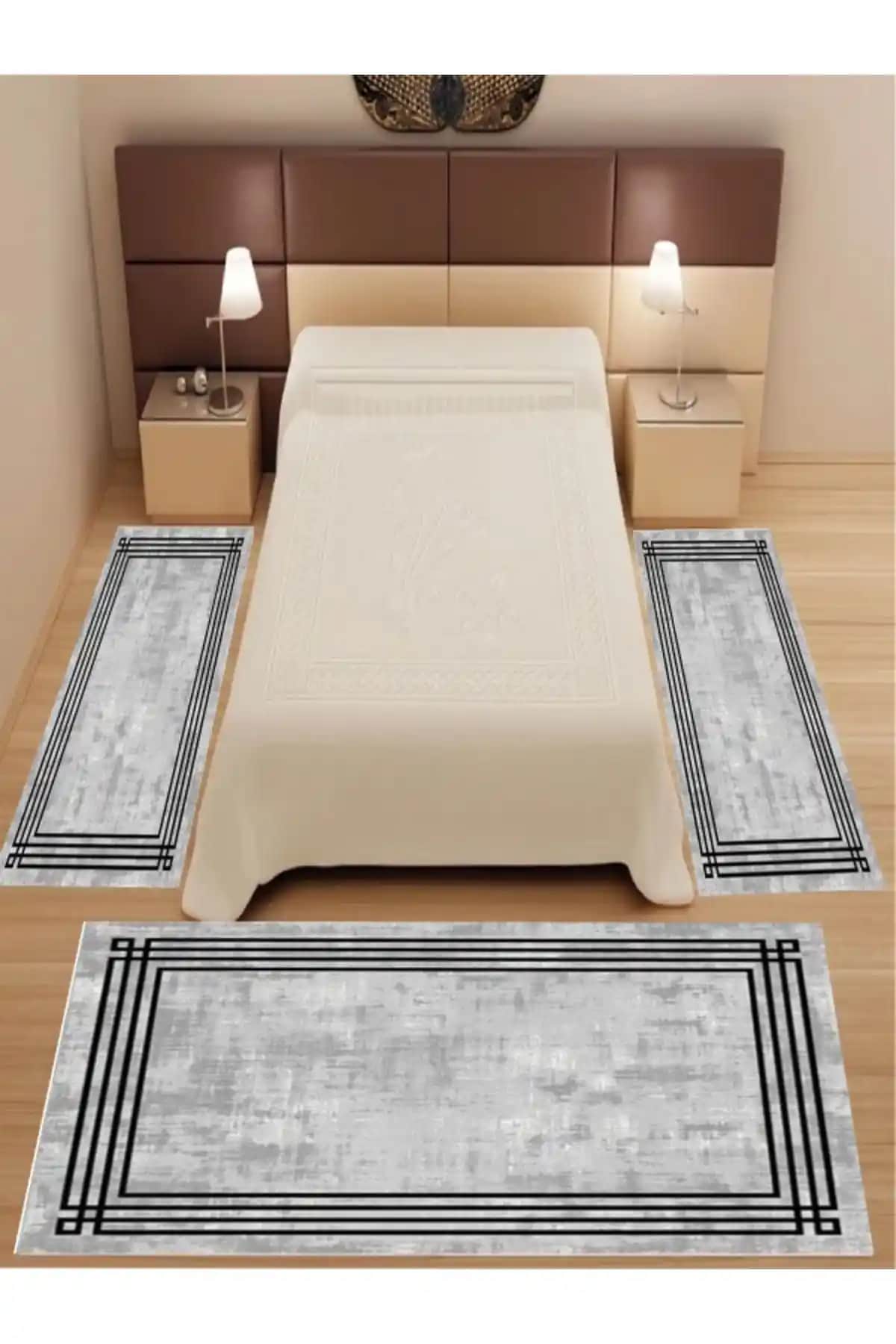 Yatak Odası Dekorasyonunda 3’lü Halı Seçimi ve Uygun Modeller Rehberi