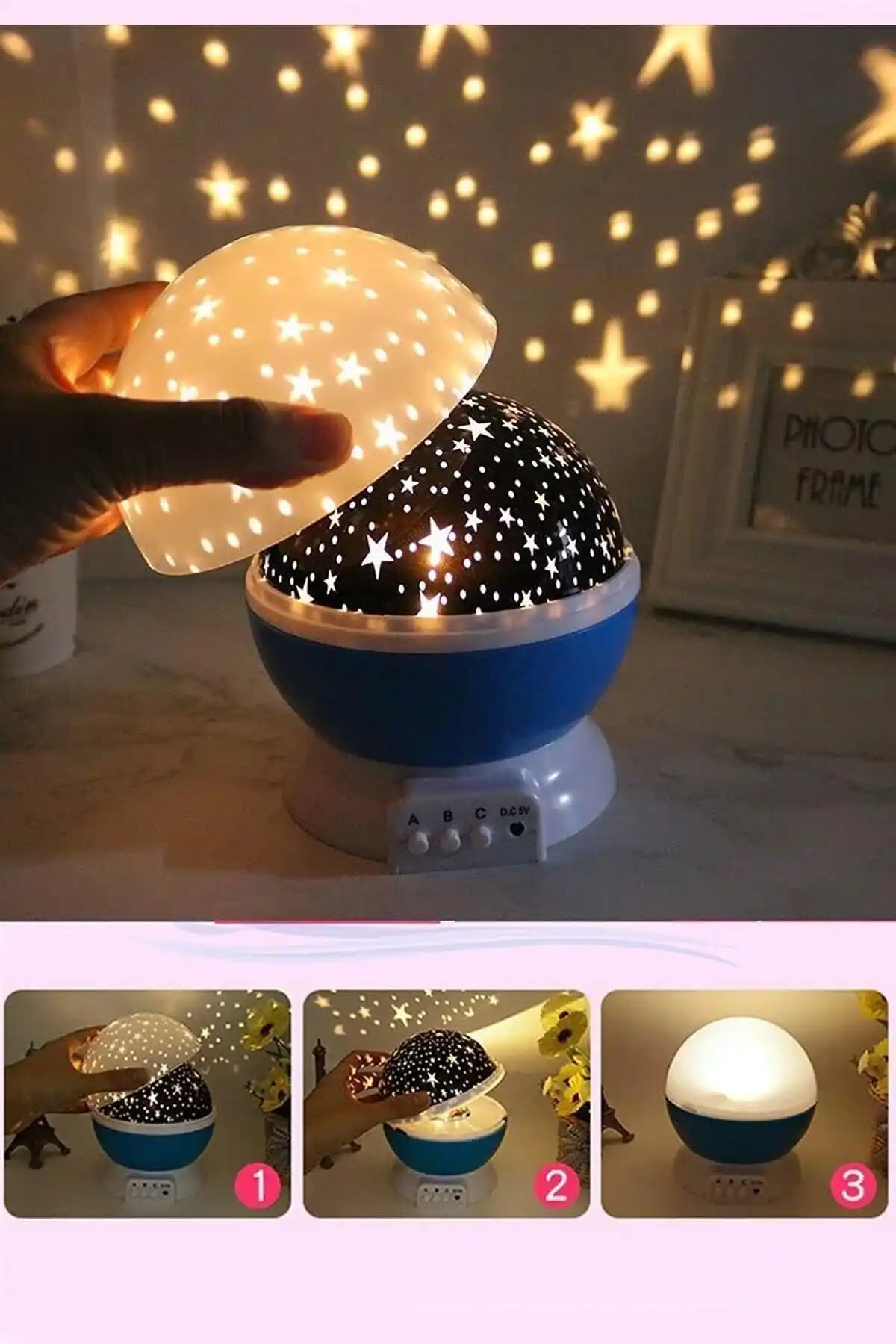 Yıldızlı Gece Lambası Dekorasyonda Sıra Dışı Bir Atmosfer Yaratmanın Anahtarı