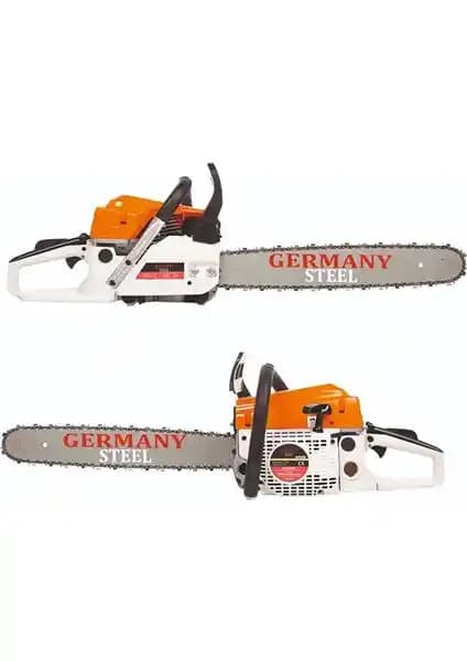 Almanya Çeliği 7.9 Hp 62cc Benzinli Testere Güçlü ve Dayanıklı Ağaç Kesme Aracı