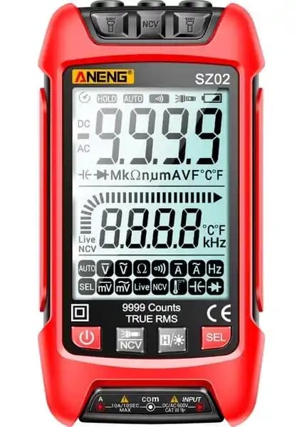 ANENG SZ02 Akıllı Dijital Multimetre: Çok Yönlü ve Güvenilir Elektrik Ölçüm Aracı
