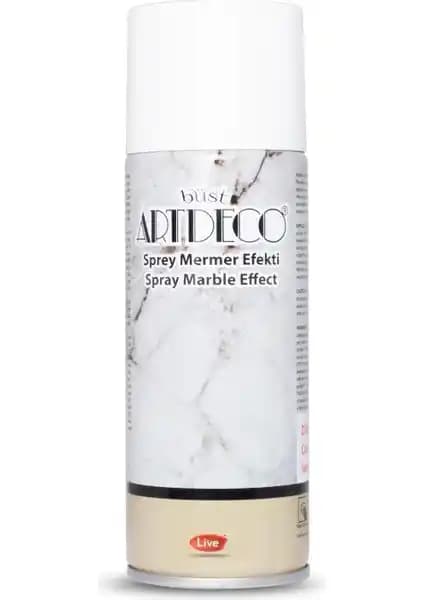 Artdeco 200ml Sprey Mermer Efekti Beyaz - Çok Yönlü ve Dayanıklı Boya Ürünü