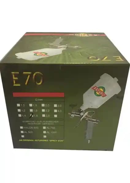 Asturo E-70 Boya Tabancası Üstten Depo 1.8 Mm Teknik Özellikler ve Kullanım İpuçları