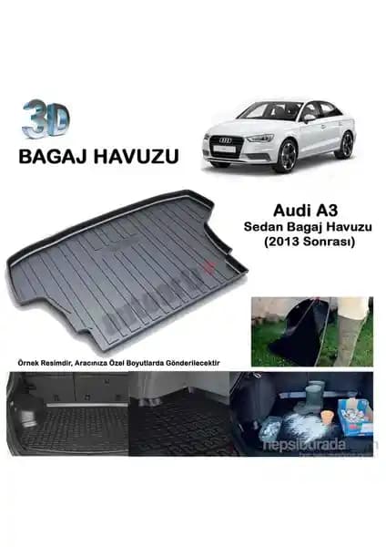 Audi A3 Sedan için Autoarti Bagaj Havuzu Güvenlik ve Temizlik Sağlayan Özel Tasarım