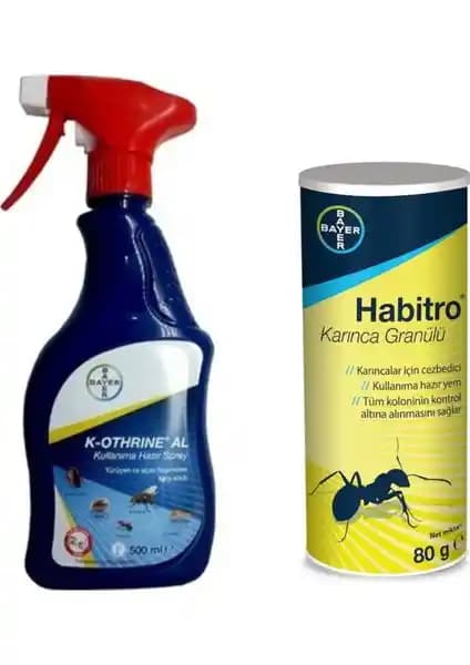 Bayer K-Othrine AL 500 ve Habitro Karınca Granülü ile Etkili Haşere Kontrolü Yöntemleri