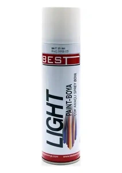 Best Mat Siyah Sprey Boya 250 ml: Çok Yüzeyli ve Hızlı Kuruyan Dayanıklı Boya