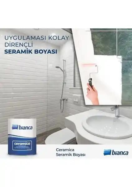 Bianca Ceramica Fayans Boyası: Dayanıklı ve Kolay Uygulamalı Seramik Yüzey Boyası