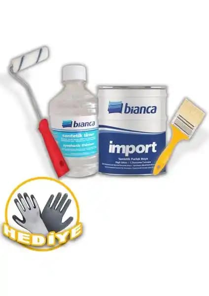 Bianca Import Sentetik Yağlı Boya Seti 0,75 lt Beyaz Renk ile Yaratıcı Sanat Projeleri