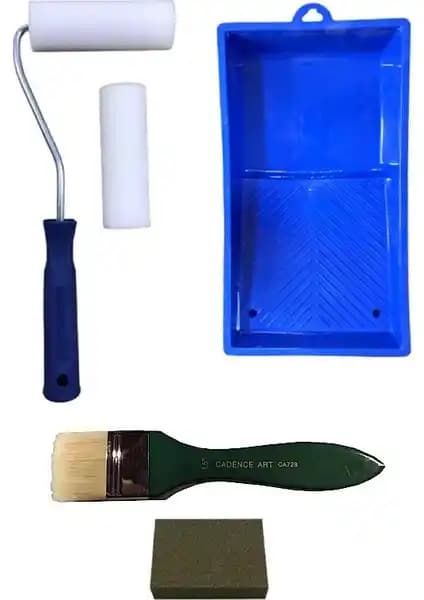 Buhobi Cadence Boya Sünger Rulo Fırça Seti Profesyonel ve Pratik Boya Aksesuarları