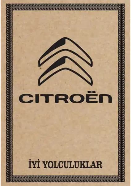 Citroen için dayanıklı ve şık kraft kağıt paspaslar 100 adetlik paketle