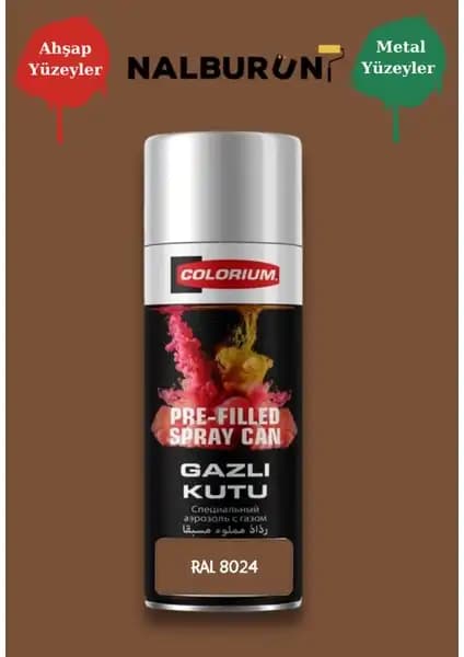 Colorium 213 Ral Renkleri 400 ml yüksek parlaklık ve dayanıklılık sağlayan sprey boya
