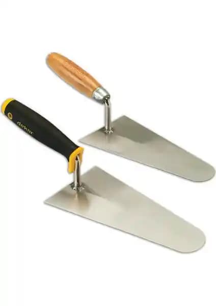 Dekor 062 Ahşap Saplı Sıvacı Malası 22 cm dayanıklı ve ergonomik inşaat ve tadilat kullanımı