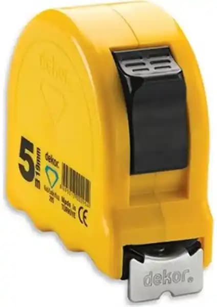 Dekor Dekor 5 Metre 25MM Şerit Metre: Dayanıklı ve Çok Yönlü Ölçüm Aracı Özellikleri