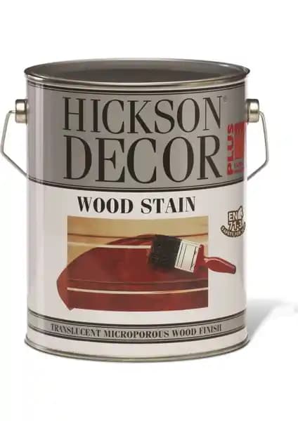 Dış Mekân Ahşap Yüzeyler İçin Dayanıklı ve Estetik Hickson Dekor Plus Wood Stain Teak