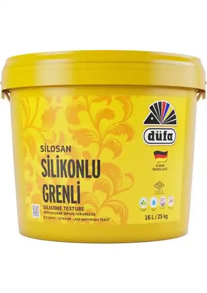Düfa Silosan Silikonlu Grenli Beyaz 25 kg: Dayanıklı ve Estetik Cephe Kaplama Çözümü