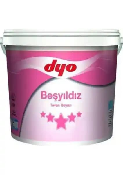 Dyo Beşyıl<dı>z Tavan Boyası Beyaz 10 kg İç Mekanlar İçin Estetik ve Dayanıklı Çözüm