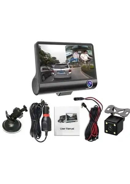 Efotech Üç Kameralı Ekranlı Araç Kamerası: Gelişmiş Güvenlik ve Kullanım Kolaylığı Sağlar