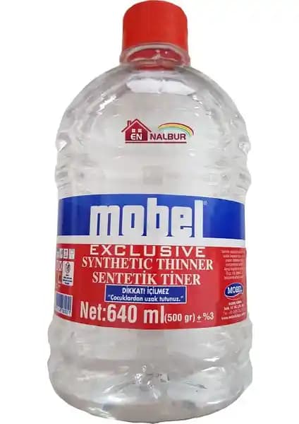 Ennalbur Mobel Sentetik Tiner 640 Ml - Çok Yönlü Uygulama ve Güvenilir Performans