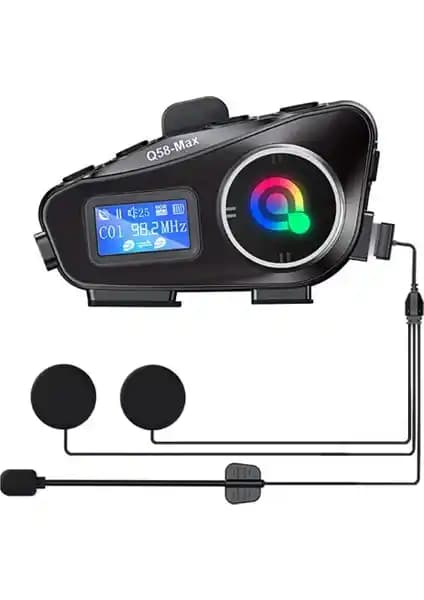 Enshall Q58-MAX Radyolu Bluetooth Kask Kulaklık: Motor Tutkunları İçin Güvenli ve Çok Fonksiyonlu Teknoloji