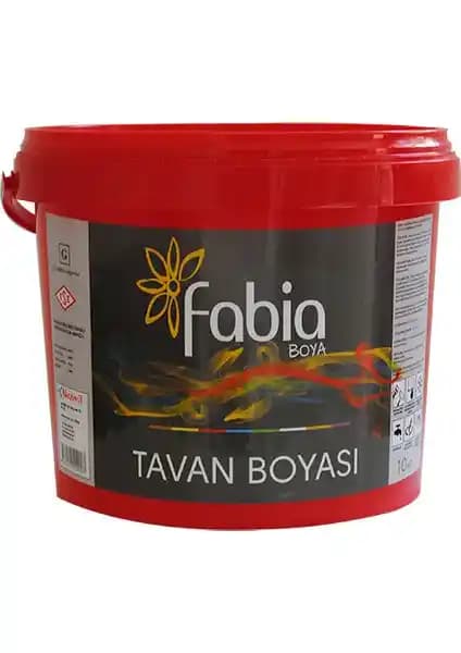 Fabia Boya Tavan Boyası 10 kg ile iç mekanlarda dayanıklı ve estetik çözümler