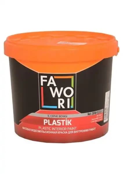 Fawori Plastik İç Cephe Duvar Boyası 20Kg Beyaz Yüksek Kaliteli ve Dayanıklı İç Mekan Boyası