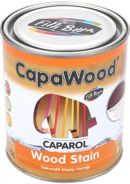 Filli Boya Capawood Koyu Meşe Dekoratif Ahşap Vernik 0,75L Yüksek Kalite Koruma
