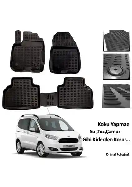 Ford Courier için 3D Oto Paspas Seti Güvenli ve Estetik Koruma Sağlar