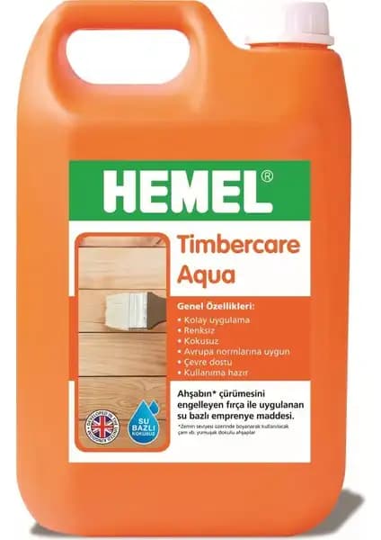 Hemel Timbercare Aqua Ahşap Emprenye: Çevre Dostu ve Kolay Uygulamalı Ahşap Koruma Çözümü