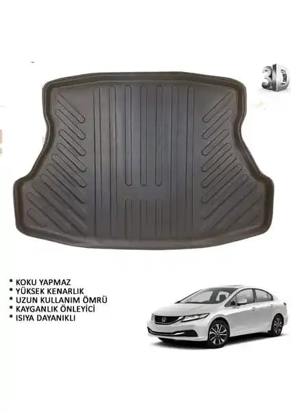 Honda Civic Sedan 2012-2015 İçin Dayanıklı ve Estetik Bagaj Havuzu