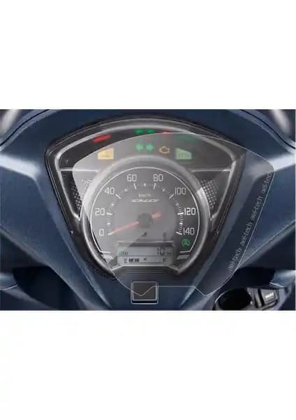 Honda Dio için Dayanıklı ve Net Görüntü Sağlayan Kilometre Gösterge Koruyucu Film