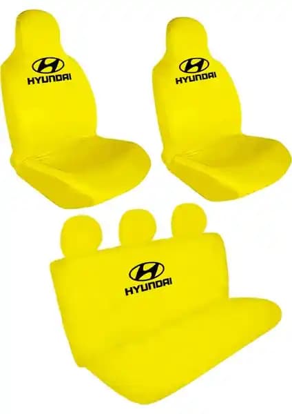 Hyundai Logolu Sarı Penye Oto Servis Kılıfı Estetik ve Koruyucu Özellikleriyle Üstün Performans