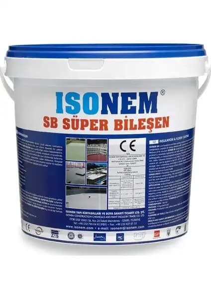 İsonem Sb Super Bilesen 5Kg: Dayanıklı ve Çeşitli Yüzeyler İçin Güçlü Yalıtım Malzemesi
