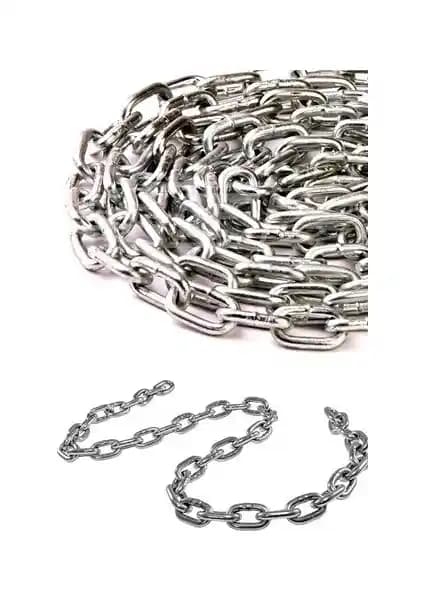 Kapeks Çelik Zincir Halat 3 mm x 3 m Güçlü ve Dayanıklı Endüstriyel Bağlantı Aracı