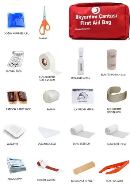 Kkdavm İlk Yardım Çantası ve Acil Müdahale Seti Güvenlik İçin Temel Bir Çözüm