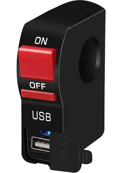 Knmaster Gidon Tipi USB Girişli Aç Kapa Butonu: Dayanıklı ve Çok Yönlü Araç Aksesuarı