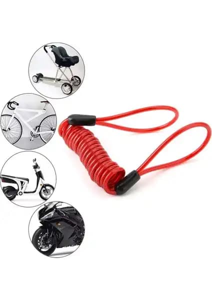 Knmaster Motosiklet Disk Kilidi Hatırlatıcı Kablo Güvenlik ve Kullanım Kolaylığı