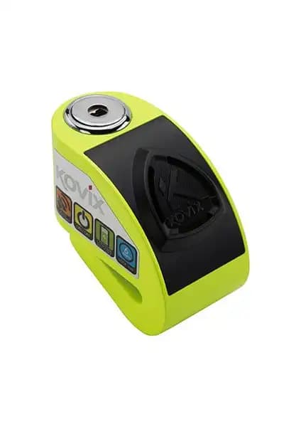 Kovix KD6-FG Alarmlı Disk Kilit Neon Sarı Güvenli Motosiklet Koruma Çözümü
