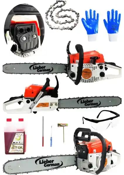 Lieber German CTK0709 Benzinli Ağaç Motoru: Güçlü ve Dayanıklı Profesyonel Kesim Aracı