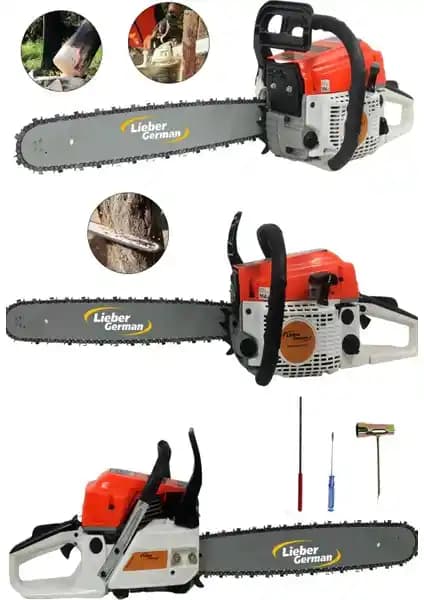 Lieber German GTH5900 Profesyonel Odun Kesim Motoru 11 HP Güç ve Dayanıklılık