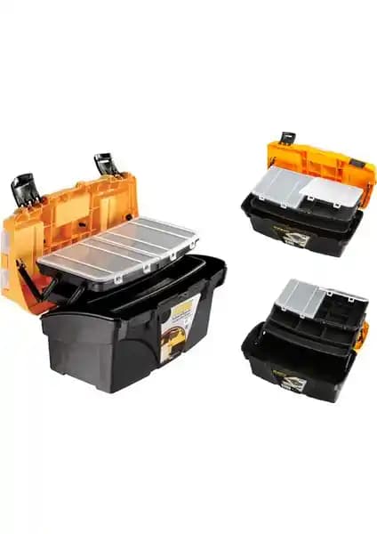 Mano Raflı Bölme Çekmeceli Alet Takım Çantası 17 Inch dayanıklı ve çok yönlü kullanım için uygun