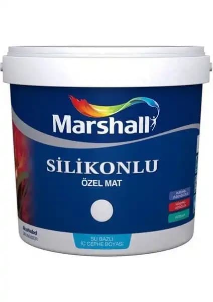 Marshall 15 Lt Silikonlu Mat Kumbeji İç Mekan Boyası Yüksek Kalite ve Dayanıklılık Sunar
