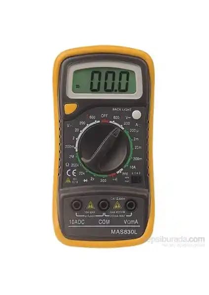 Mastech 830 L Multimetre: Yüksek Hassasiyetli Elektrik ve Elektronik Ölçüm Cihazı
