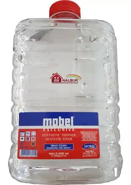 Mobel Sentetik Tiner 2500 Ml: Profesyonel ve Pratik Boya ve Vernik Temizleme Çözümü