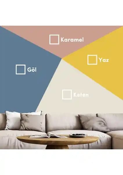 Modern Geometrik Duvar Boyama Seti ile Mekanlarınızı Yenileyin ve Estetik Katın