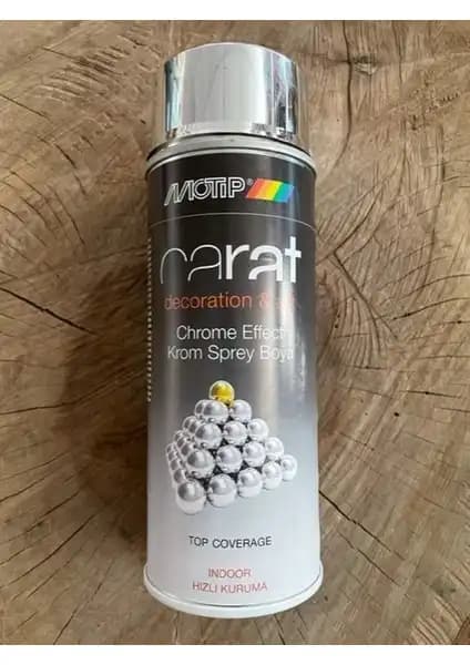 Motip Carat 400 ml Krom Efekt Sprey Boya ile Estetik ve Dayanıklı Dekoratif Çözümler